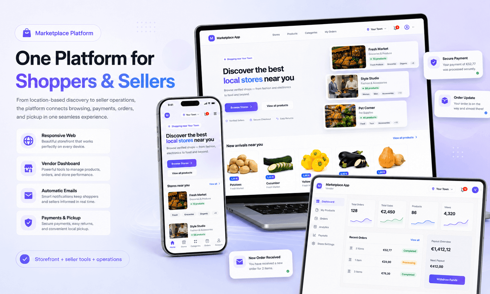 Blaia marketplace platform overview